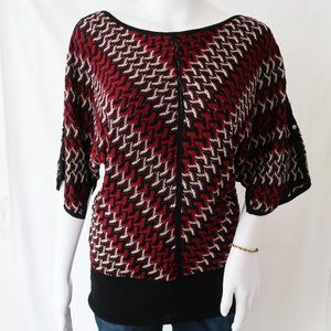 WHBM Dolman Split Button Sleeve Sweater